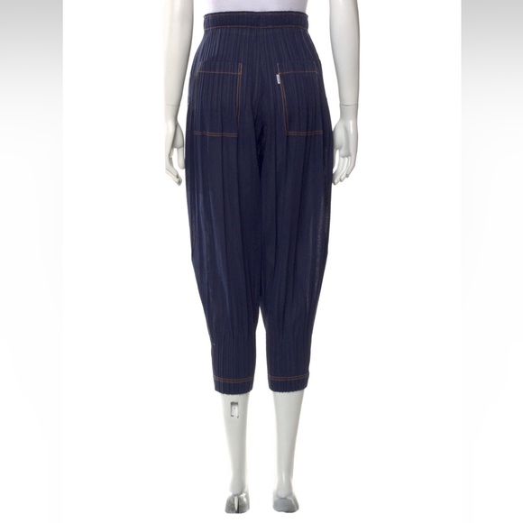 issey miyake pleats please “denim” harem pants - size 3 - Picture 3 of 3